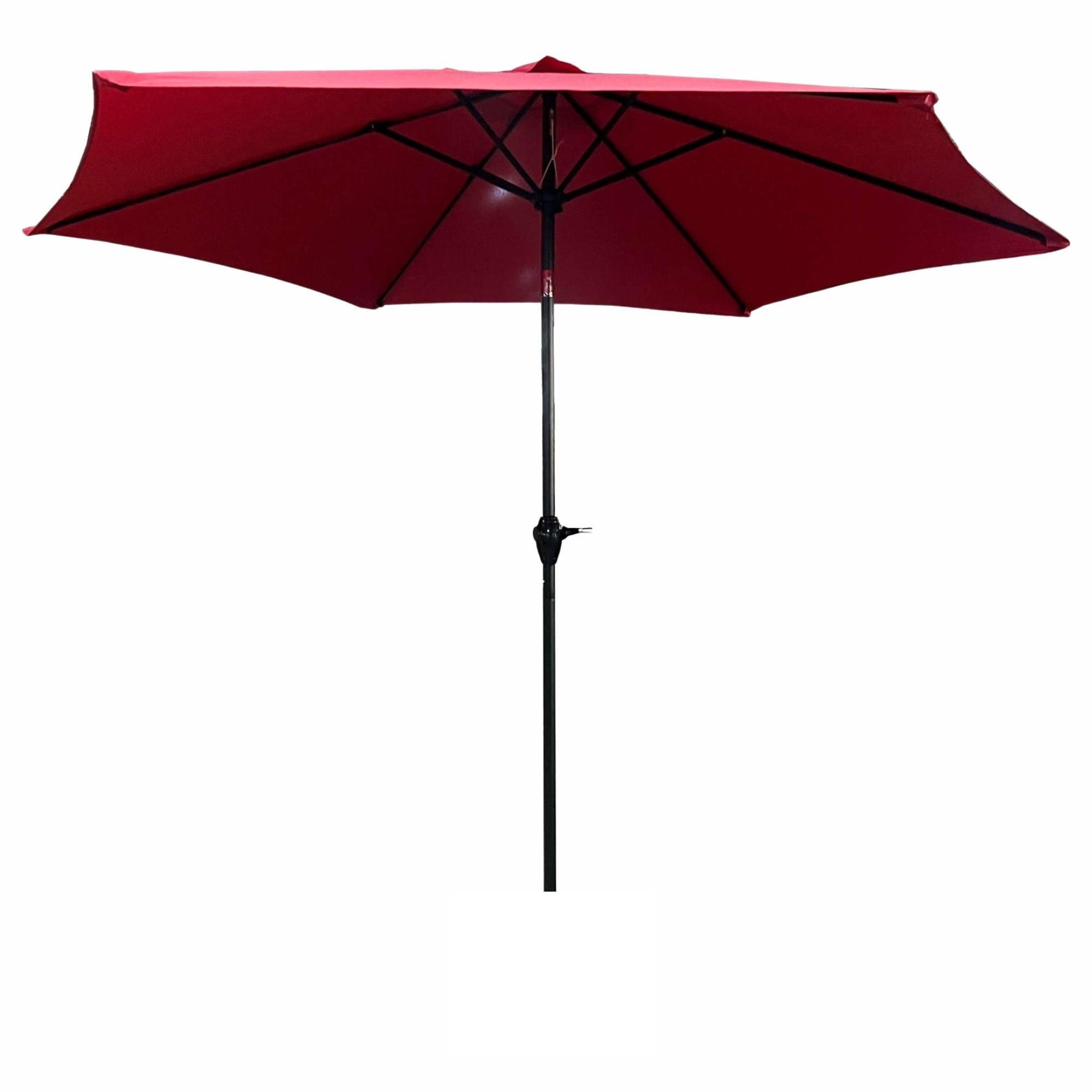 GARTENSCHIRM Rot 270/235/270 - Rot, Textil/Metall (270/270cm) - RAUMHIRSCH FURNITURE