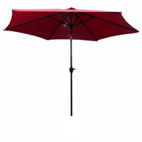 GARTENSCHIRM Rot 270/235/270 - Rot, Textil/Metall (270/270cm) - RAUMHIRSCH FURNITURE