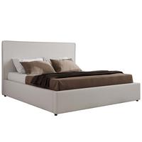POLSTERBETT CORIVO CLASSIC 200/200 - Weiß Kunstleder - Multipocket-Matratze - Weiß, Textil (200/200cm) - MKS