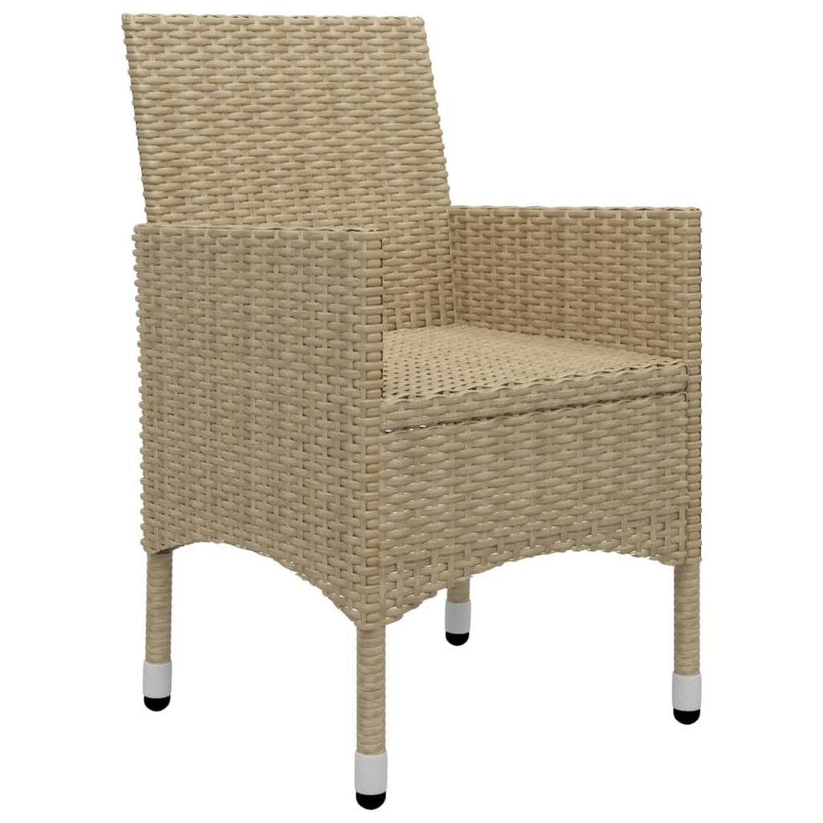 GARTENSET Yadon 3-teilig - Beige, Metall - Nettlife