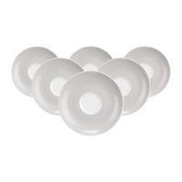 ESPRESSOUNTERTASSEN Liberty Pure Colors New Grey ø 12 cm 6er Set - Grau, Keramik (12cm) - Seltmann Weiden