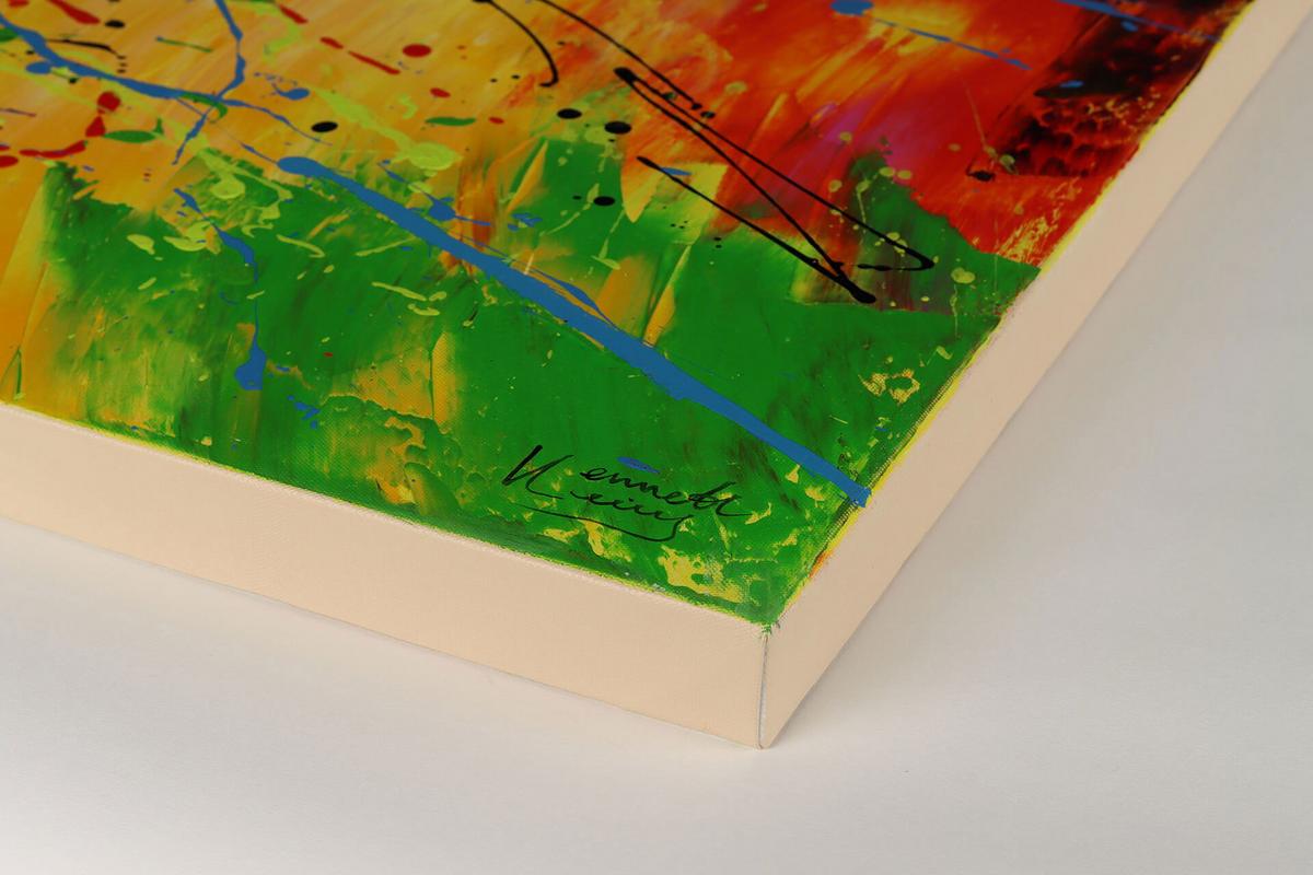 ÖLGEMÄLDE 150/50 cm - Multicolor, Holz/Textil (150/50cm) - KUNSTLOFT