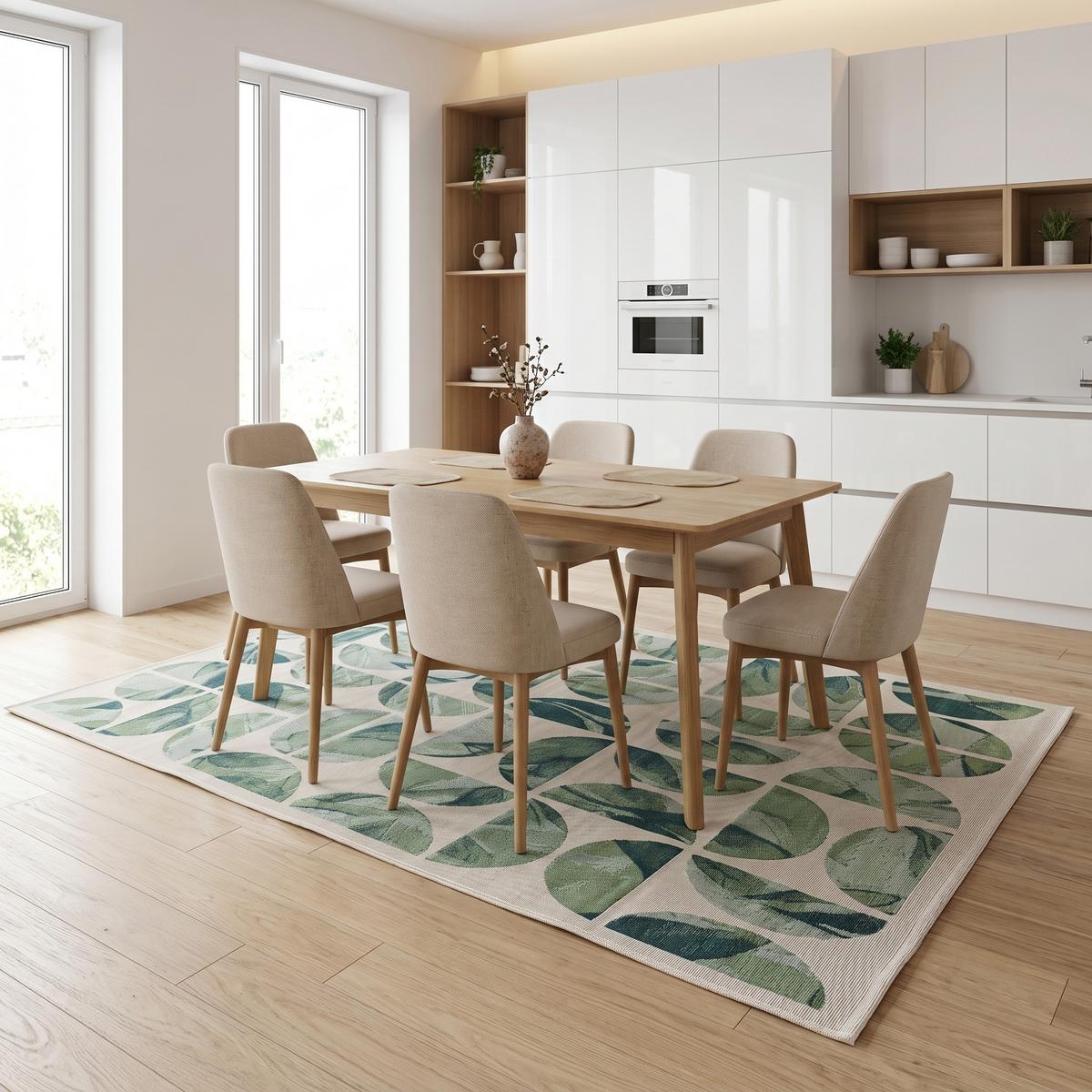 IN- & OUTDOOR TEPPICH MALIBU - Creme, Textil (80/165cm) - Pergamon