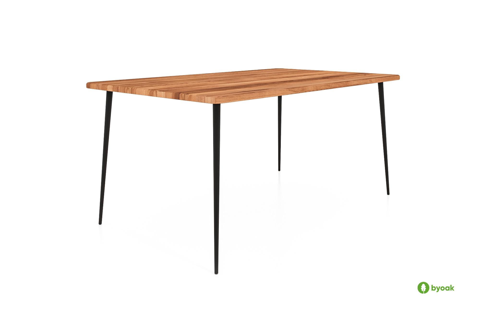 ESSTISCH LINA - Kernbuche, Holz (120/100/78cm) - byoak