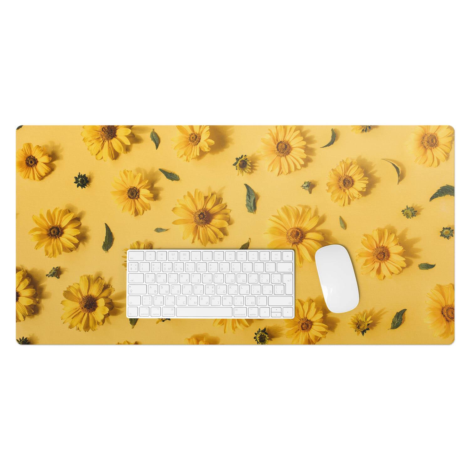 SCHREIBTISCHUNTERLAGE 90x45 cm Gelb - Gelb, Kunststoff (90/45/1.6cm) - Wallfluent