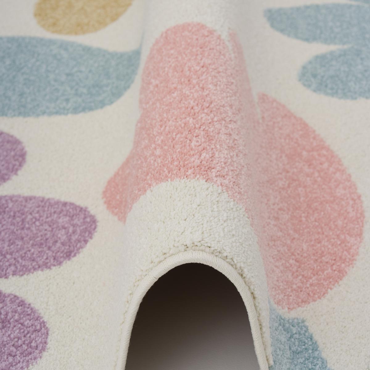 KINDER TEPPICH SOFTSTAR KIDS FANTASY BUNT - Lila, Textil (120/170cm) - Pergamon