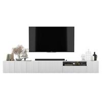 TV-LOWBOARD 2-er Set Elpis2 Weiß Matt Glamour 150 cm - Weiß, Holzwerkstoff (300/37.5/36.5cm) - Meble Lindner