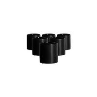 TEELICHTHALTER Onyx schwarz ø 8 cm 6er Set - Schwarz, Keramik (8/9cm) - Ritzenhoff Breker