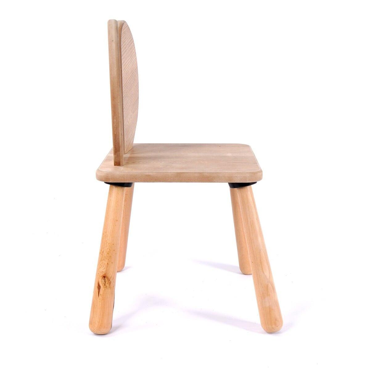 KINDERSTUHL mit massivholzbeinen 30/30/57 cm - Eichefarben, Holzwerkstoff (30/57/31cm) - Calicosy