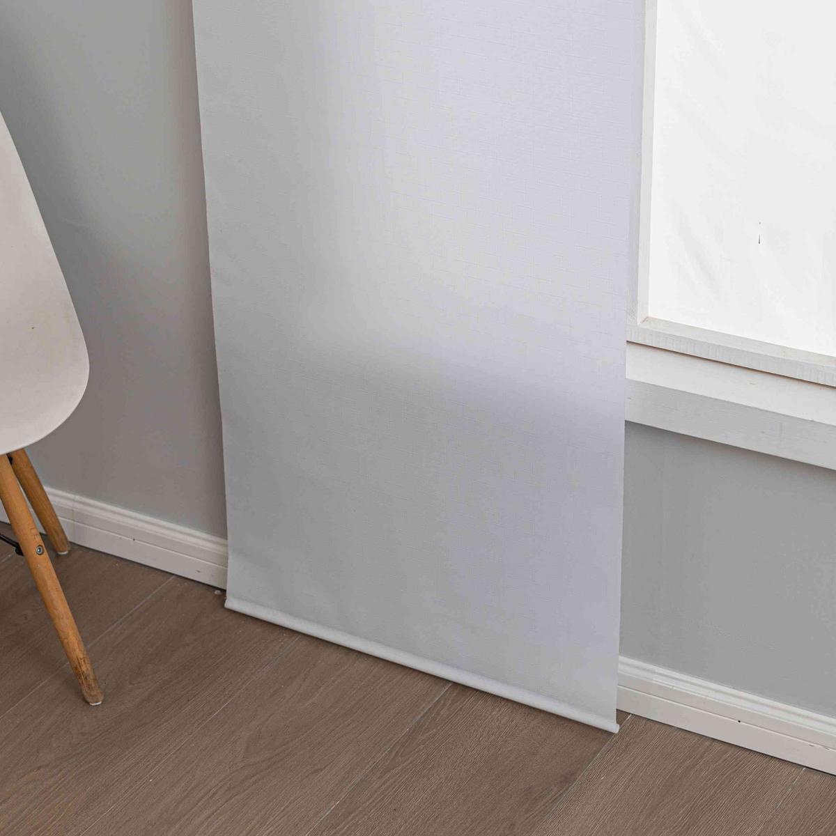 SCHIEBEGARDINE 2ER SET »New Amsterdam« HxB 245x60 cm Weiß - Weiß, Textil (60/245cm) - Gardinenbox
