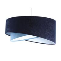 HÄNGELEUCHTE Blau 50/23 cm - Blau, Kunststoff (50/1/23cm) - ONZENO