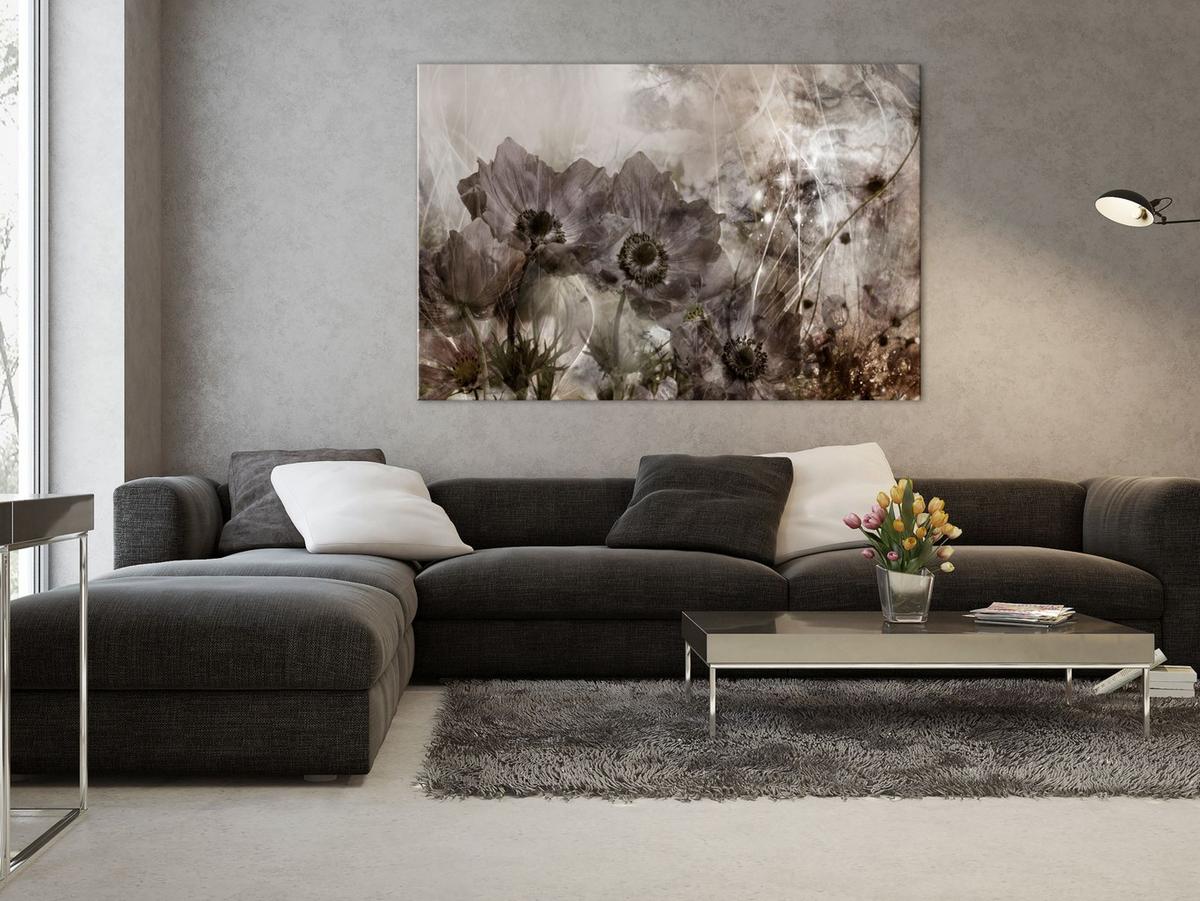 KUNSTDRUCK Beige 90/60 cm - Beige, Textil (90/60cm) - KUNSTLOFT