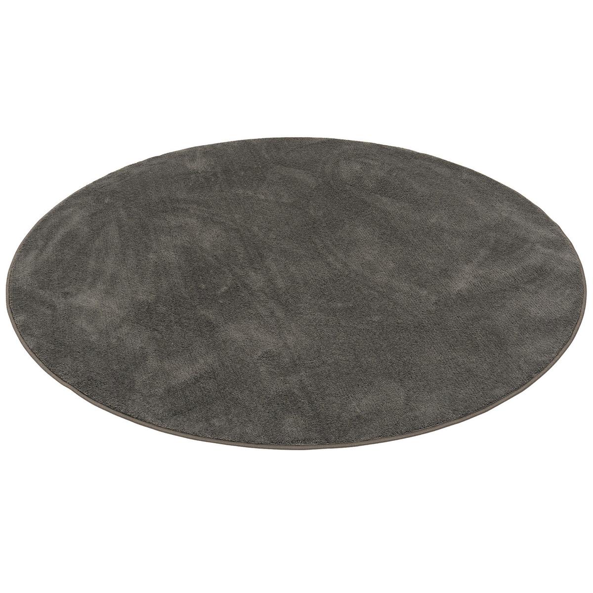 HOCHFLOR LANGFLOR TEPPICH SUPER SOFT MELIA RUND - Anthrazit, Textil (200/200cm) - Pergamon