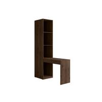 STANDREGAL Walnuss 47/221/146 - Walnussfarben, Holzwerkstoff (47/221/146cm) - RAUMHIRSCH FURNITURE