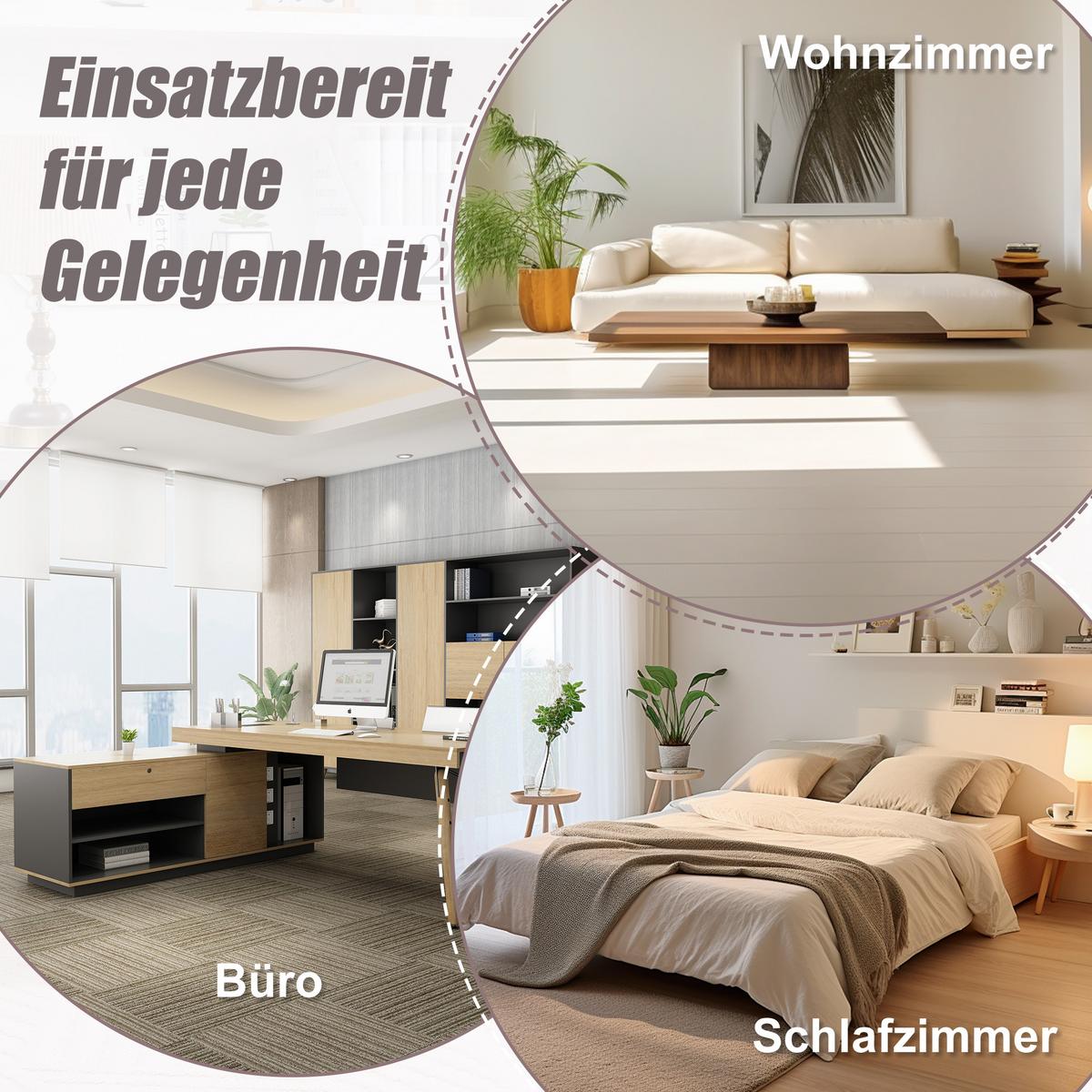 SESSEL Nordic Style aus Chenille mit ergonomischen Armlehnen - Grau, Textil (67/74/69cm) - Urban Meuble