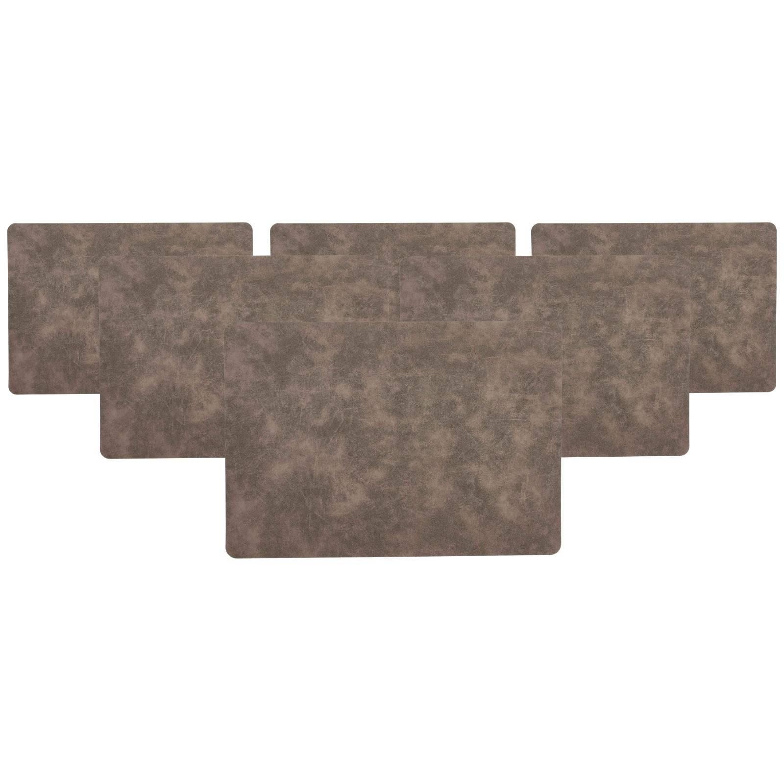 PLATZMATTEN Velora Hellgrau 43 x 30 cm 6er Set - Hellgrau, Kunststoff (43/30/0.2cm) - Ritzenhoff Breker