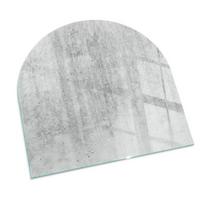 GLASPLATTE für Kamin 100x100 cm - Grau, Glas (100/100/0.4cm) - TULUP