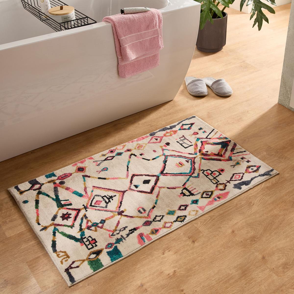 BADTEPPICH Ariella Bunt 60x100 cm - Multicolor, Textil (60/100cm) - Gino Falcone