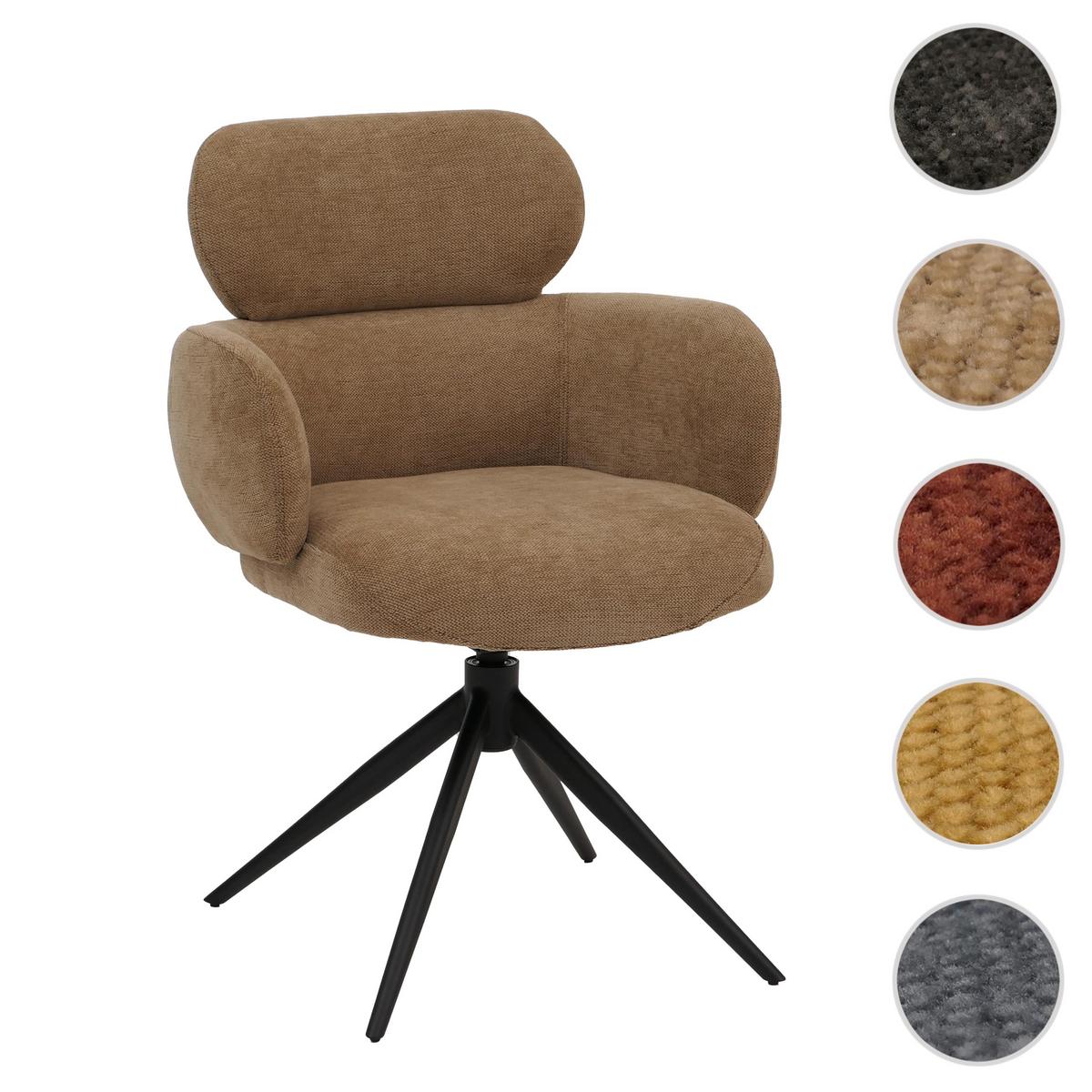 ESSZIMMERSTUHL Braun - Hellbraun/Braun, Textil (61/86/69cm) - MCW