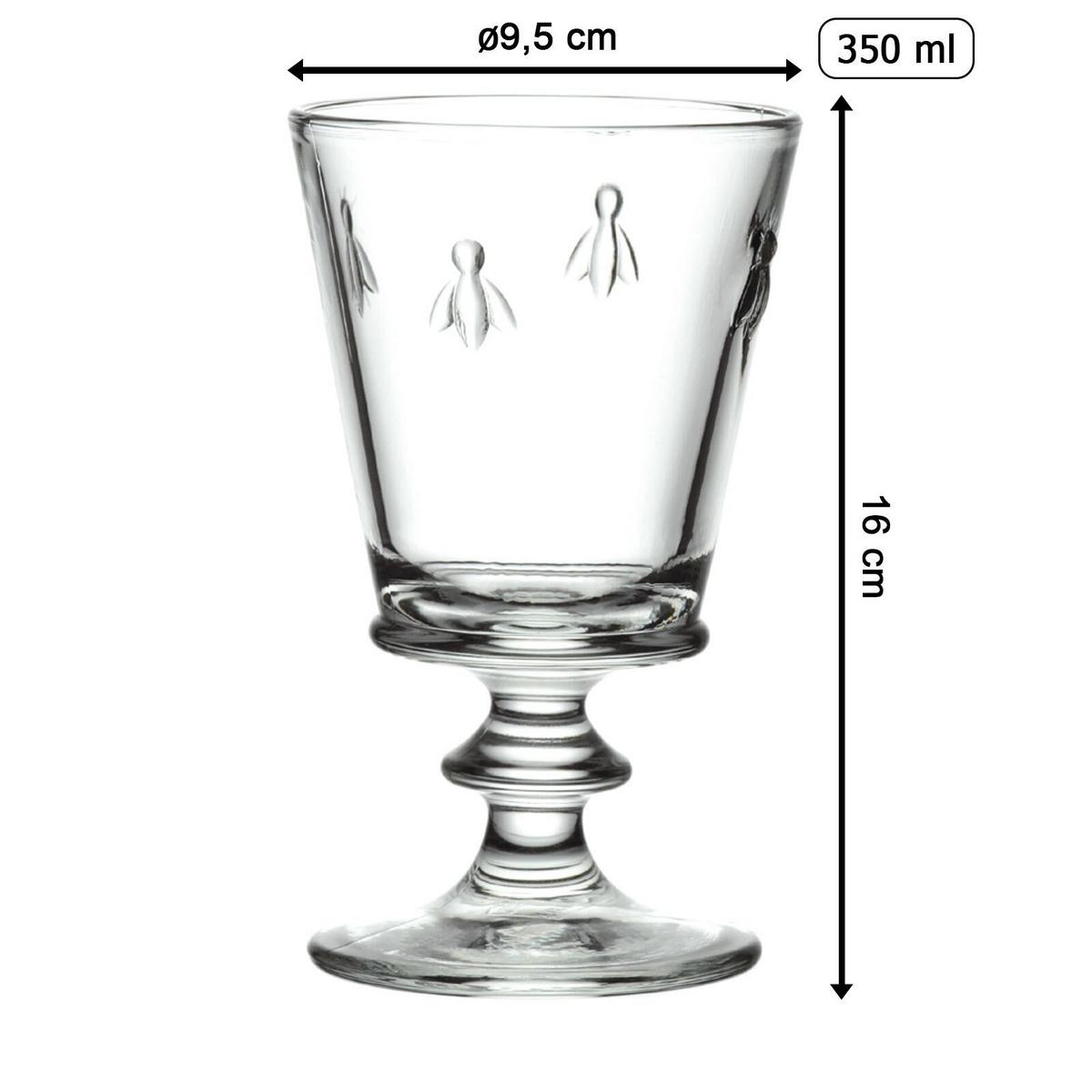 ROTWEINGLÄSER Biene Abeille transparent 350 ml 6er Set - Transparent, Glas (0.35L) - La Rochère