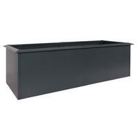 HOCHBEET Anthrazit - Anthrazit, Metall (250/78/90cm) - MCW
