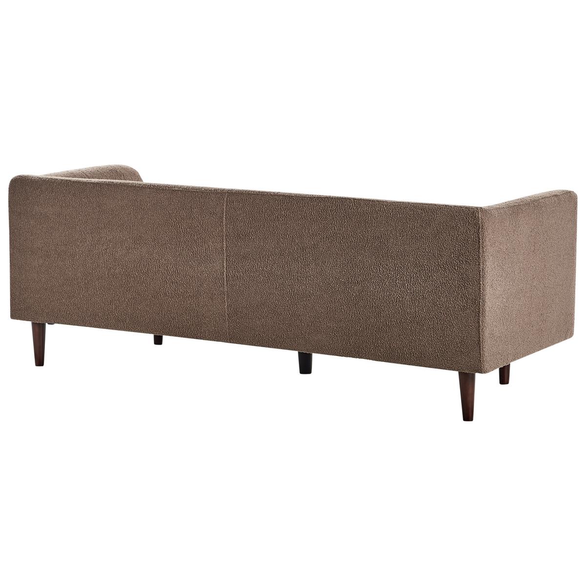 3-SITZER-SOFA Bouclé Braun Byske - Braun, Textil (200/73/78cm) - Beliani