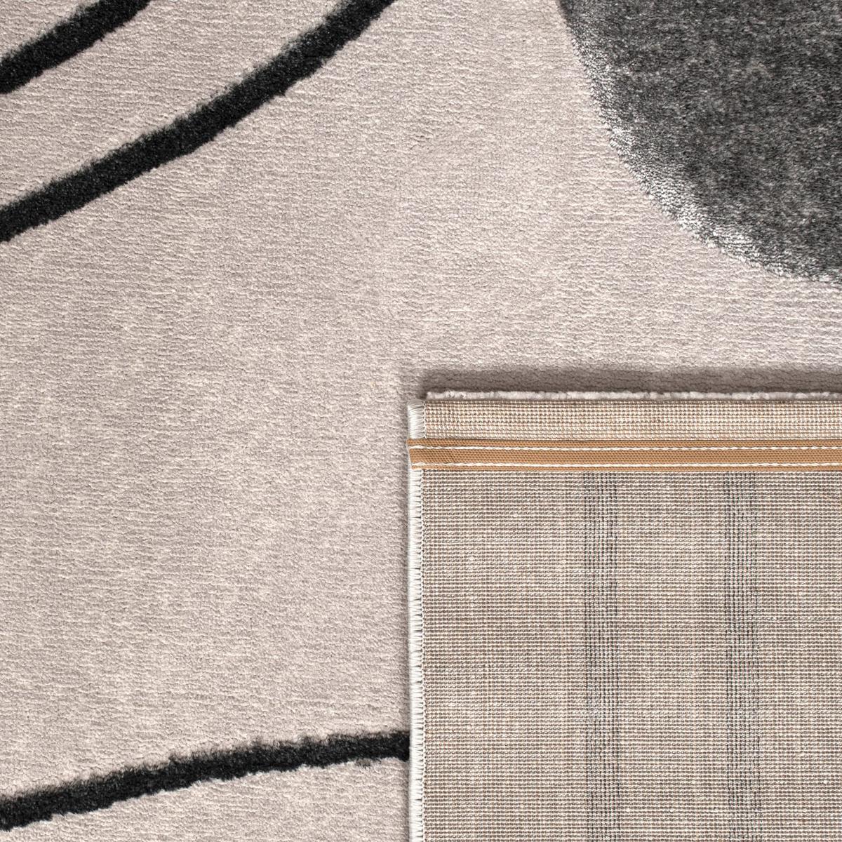 KURZFLORTEPPICH, abstrakt, aus Polypropylen, Florhöhe 11 mm, Grau, 120 x 160 cm - Grau, Textil (160/120cm) - KADIMA DESIGN