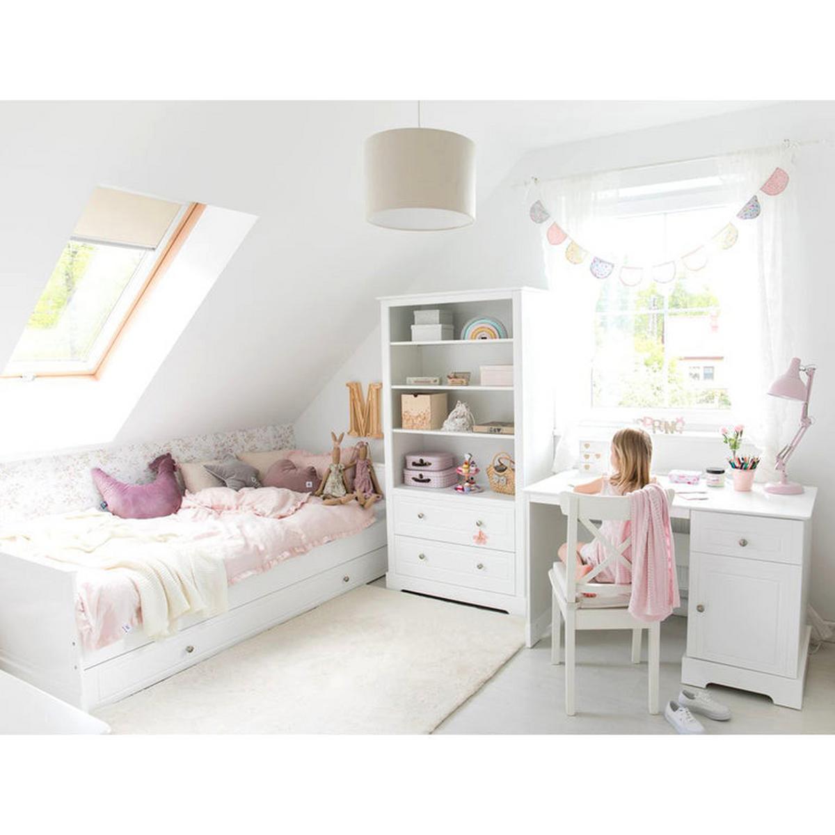 SCHREIBTISCH Weiß - Weiß, Holzwerkstoff (122/60/77cm) - Petits-meubles