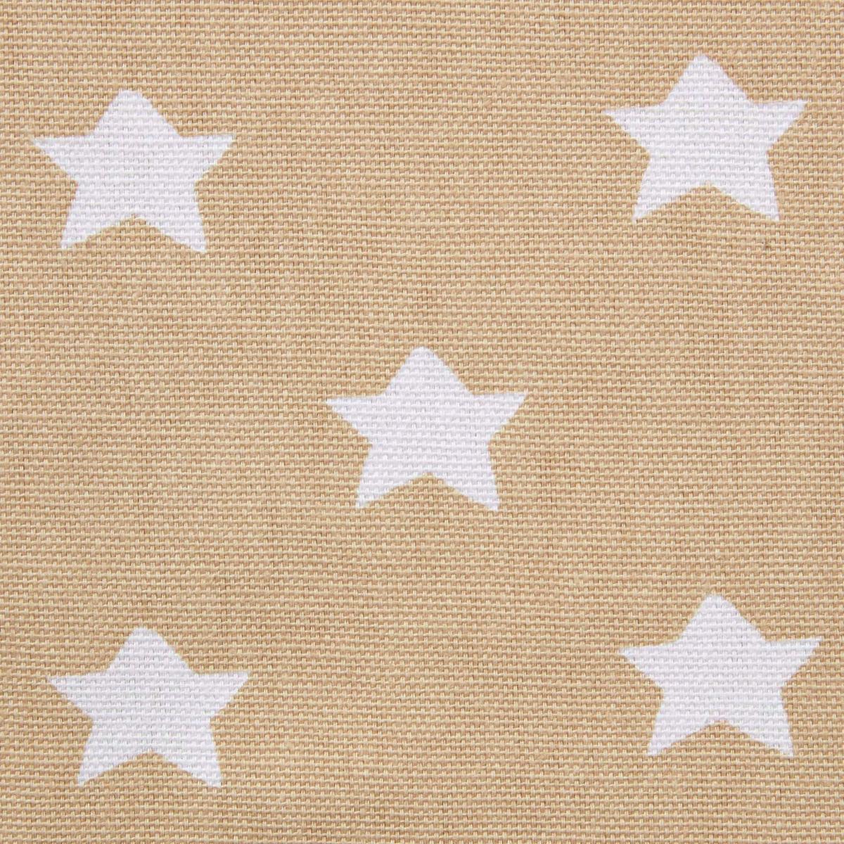 KOCHSCHÜRZE Sterne, 100% Baumwolle - Beige, Textil (80/85cm) - Homescapes