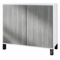 KOMMODE Skadu Avola-Anthrazit - Anthrazit, Holzwerkstoff (92.5/84.5/35cm) - Vladon