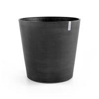 BLUMENTOPF Amsterdam Wheels 60/56 cm Dunkelgrau - Dunkelgrau, Kunststoff (60/56cm) - Ecopots