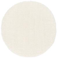 HOCHFLOR LANGFLOR TEPPICH ALOHA RUND - Weiß, Textil (200/200cm) - Pergamon