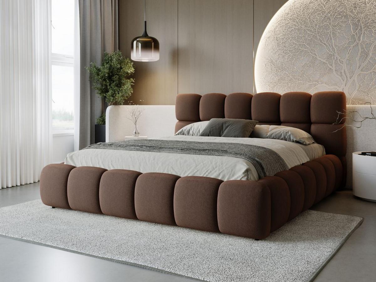 POLSTERBETT Modo 160x200 Braun - Braun, Textil (160/200cm) - Graingold