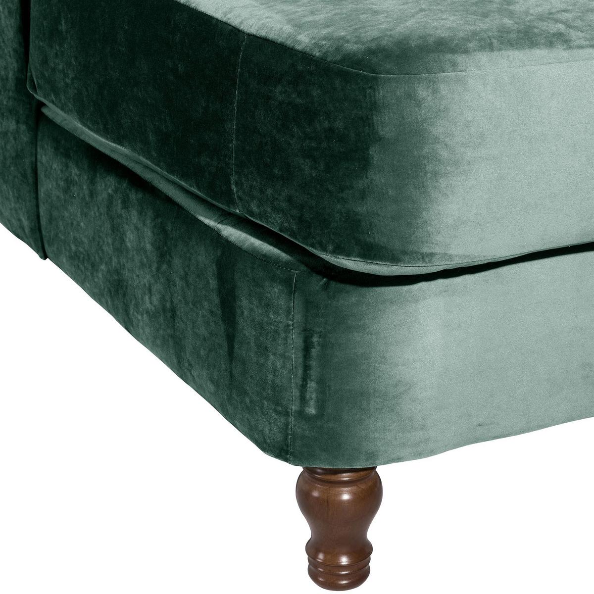 SESSEL XXL inkl. Kissen Karley Samtvelours grün - Grün, Kunststoff (103/103/149cm) - 58aufmkessel