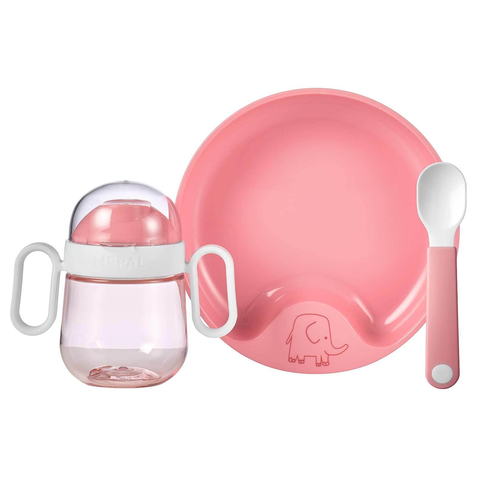 BABYGESCHIRR Mio deep pink 3er Set - Pink, Kunststoff (10.5/18/20cm) - Mepal