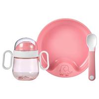 BABYGESCHIRR Mio deep pink 3er Set - Pink, Kunststoff (10.5/18/20cm) - Mepal