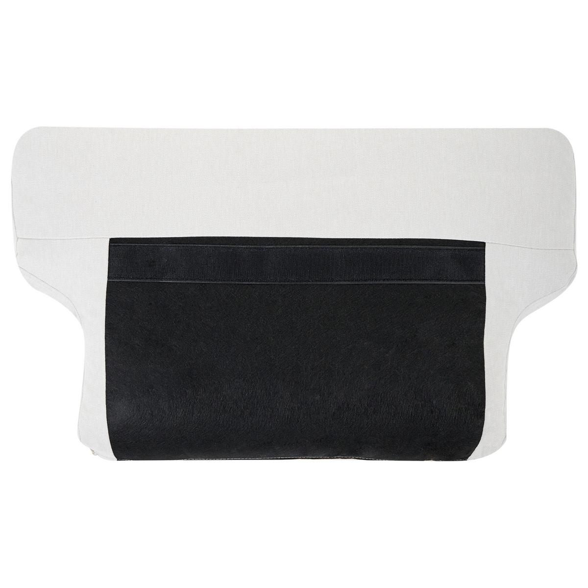 SESSEL Stoff Hellbeige Lousto - Beige/Schwarz, Textil/Metall (102/85/65cm) - Beliani