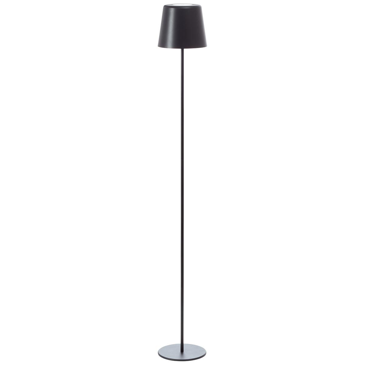 AUSSENSTEHLEUCHTE Kaami G40890/06 - Schwarz, Metall (18/18/129.5cm) - Brilliant