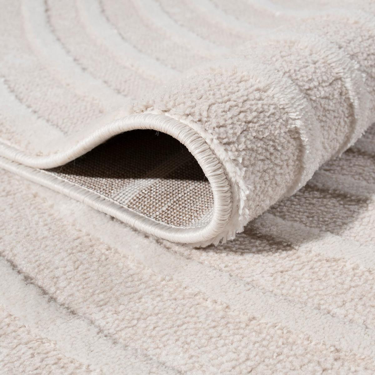 FLACHWEBETEPPICH Boho Creme 230 x 320 cm - Creme, Kunststoff (230/320cm) - TT Home