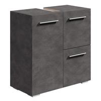 WASCHBECKENUNTERSCHRANK Mars Dunkel Grau - 60 x 30 x 60 cm - Grau, Holz (60/60/30cm) - Badplaats