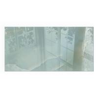GLASPLATTE für Kamin 100x50 cm - Türkis, Glas (100/50/0.4cm) - TULUP