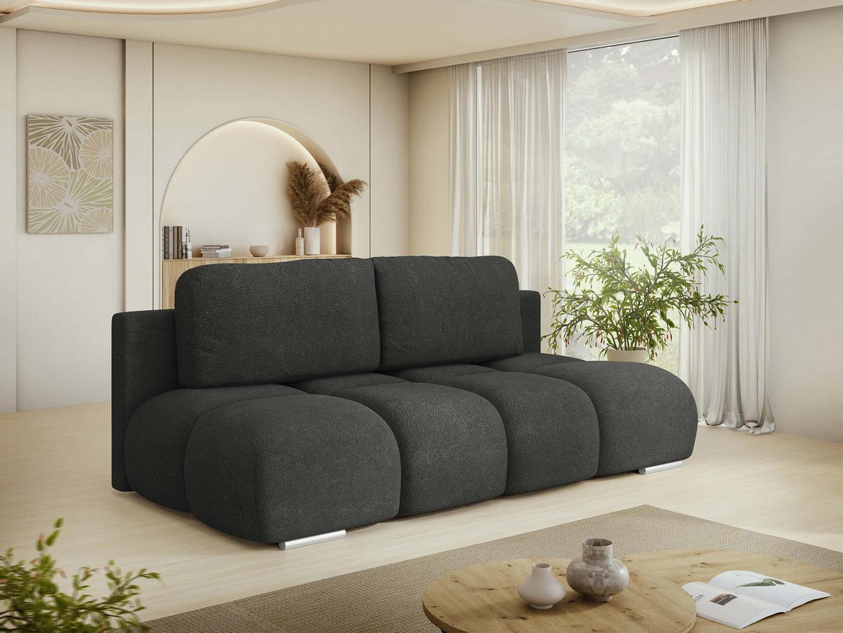 SCHLAFSOFA Honey Mini - Schwarz, Holz/Kunststoff (195/104/90cm) - MIRJAN24
