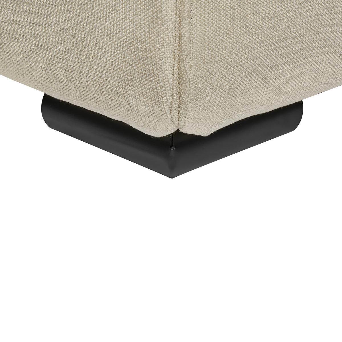 WASSERBETT 180x200 cm Beige Roisel - Creme, Textil (180/200cm) - Beliani