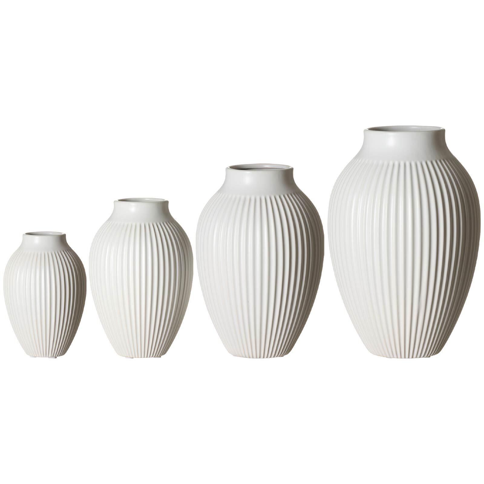 VASEN Alsta Weiß 4-tlg. - Weiß, Keramik (2cm) - Ritzenhoff Breker