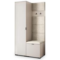 GARDEROBENSCHRANK LORI 95/181/51 cm Modern Kaschmir - Kaschmir/Beige, Holzwerkstoff (95/181/51cm) - MASSENO