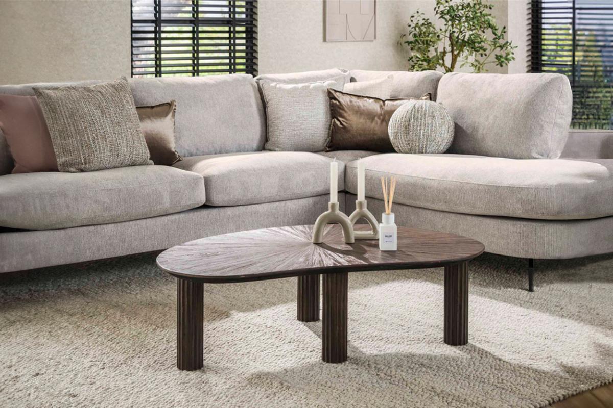 COUCHTISCH INKA Braun Teakholz - Braun, Teakholz/Holz (68/110/36cm) - KAWOLA