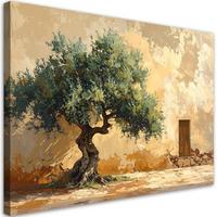 LEINWANDBILD Natur und Botanik 45x30cm - Beige, Textil (45/30cm) - Feeby
