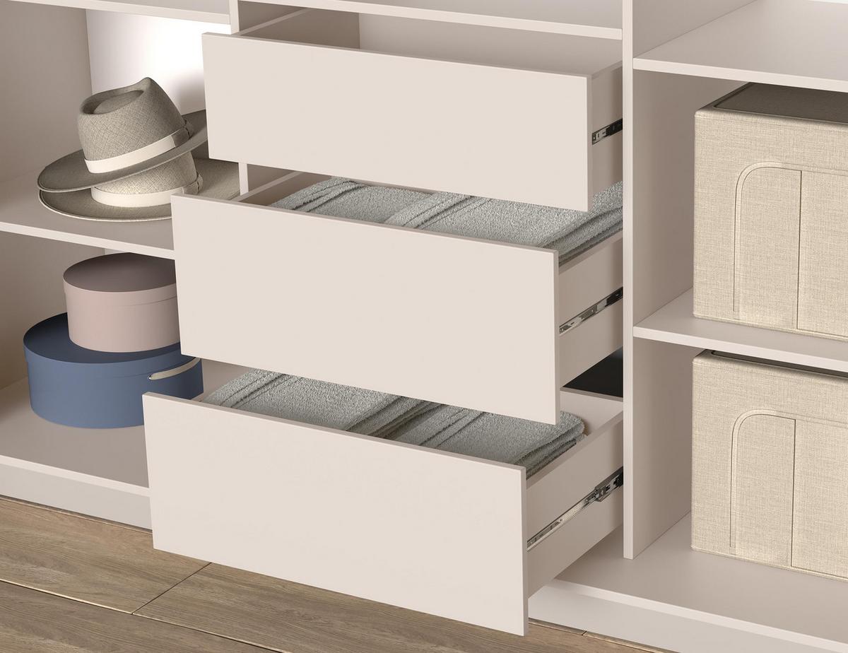 FALTTÜRENSCHRANK Omodeo 170 cm breit in Kaschmir – mit WingLine-Falttüren - Beige, Holzwerkstoff (170/240/58cm) - AX Living