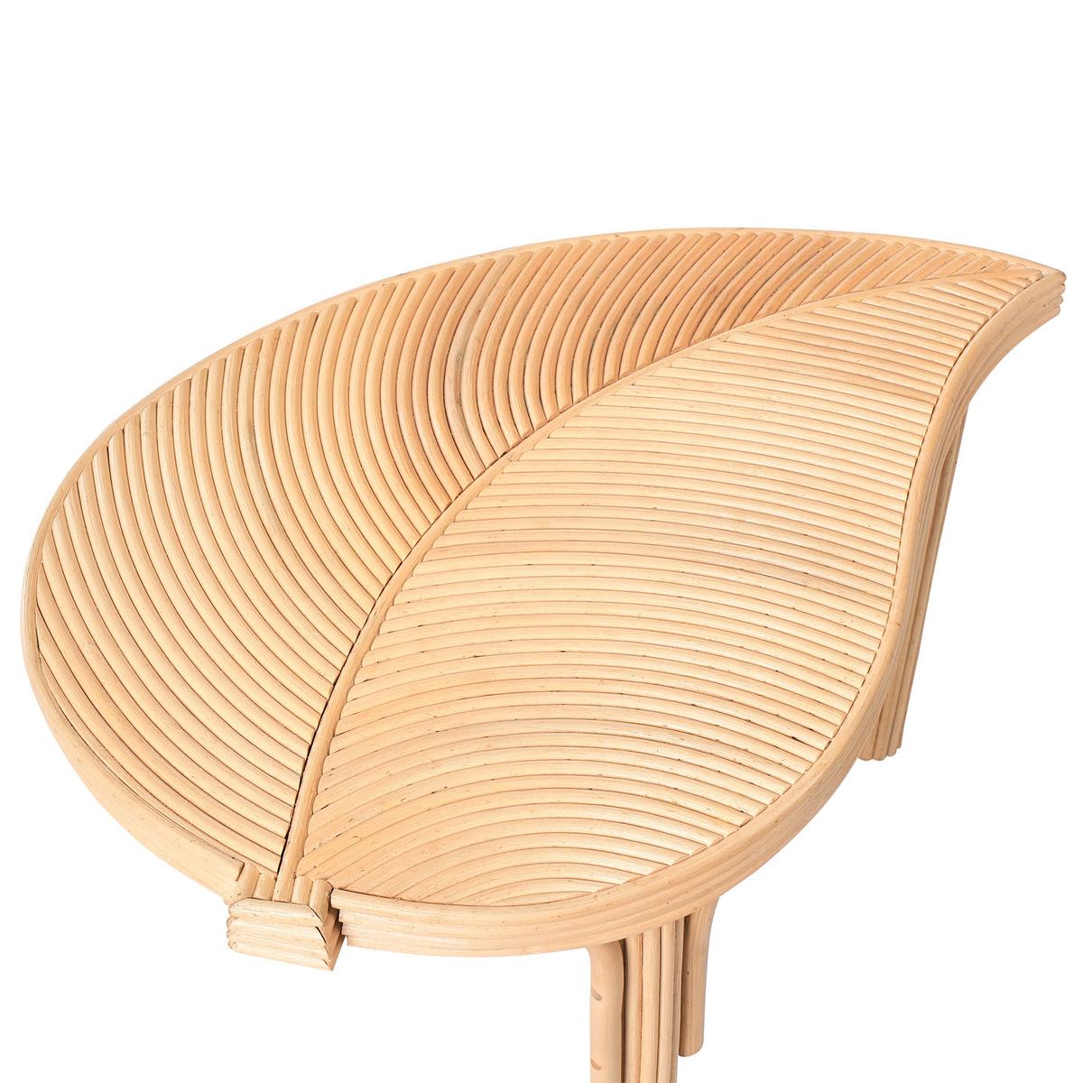 COUCHTISCH 2er-Set Rattan Naturfarben - Naturfarben, Naturmaterialien (48/70/44cm) - Beliani