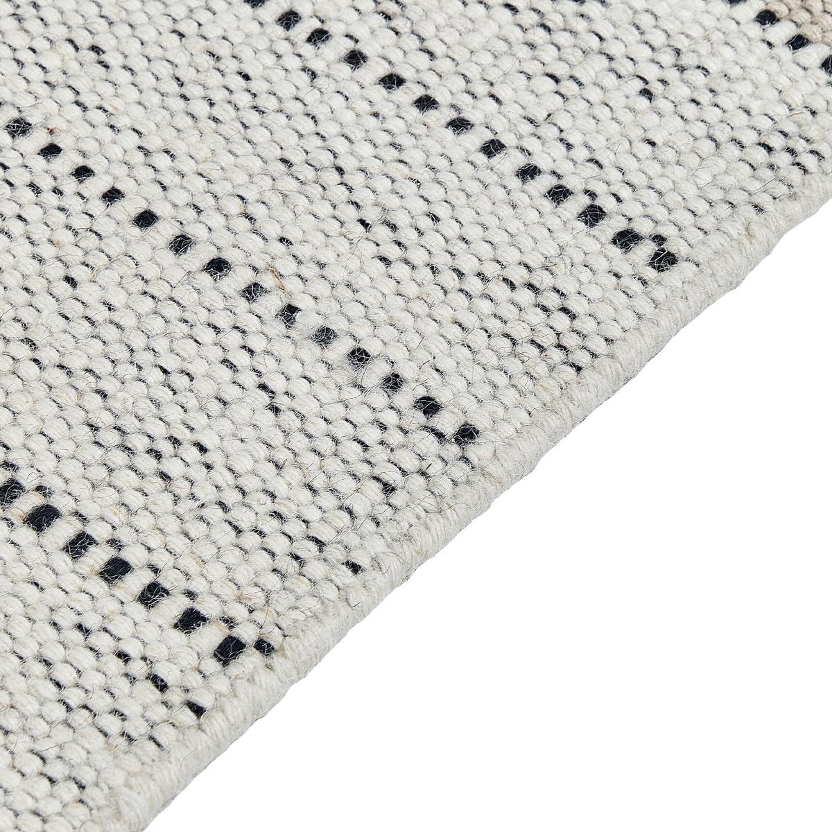 TEPPICH geflochten Yazlik 200/140 cm - Beige, Textil (140/200cm) - Beliani